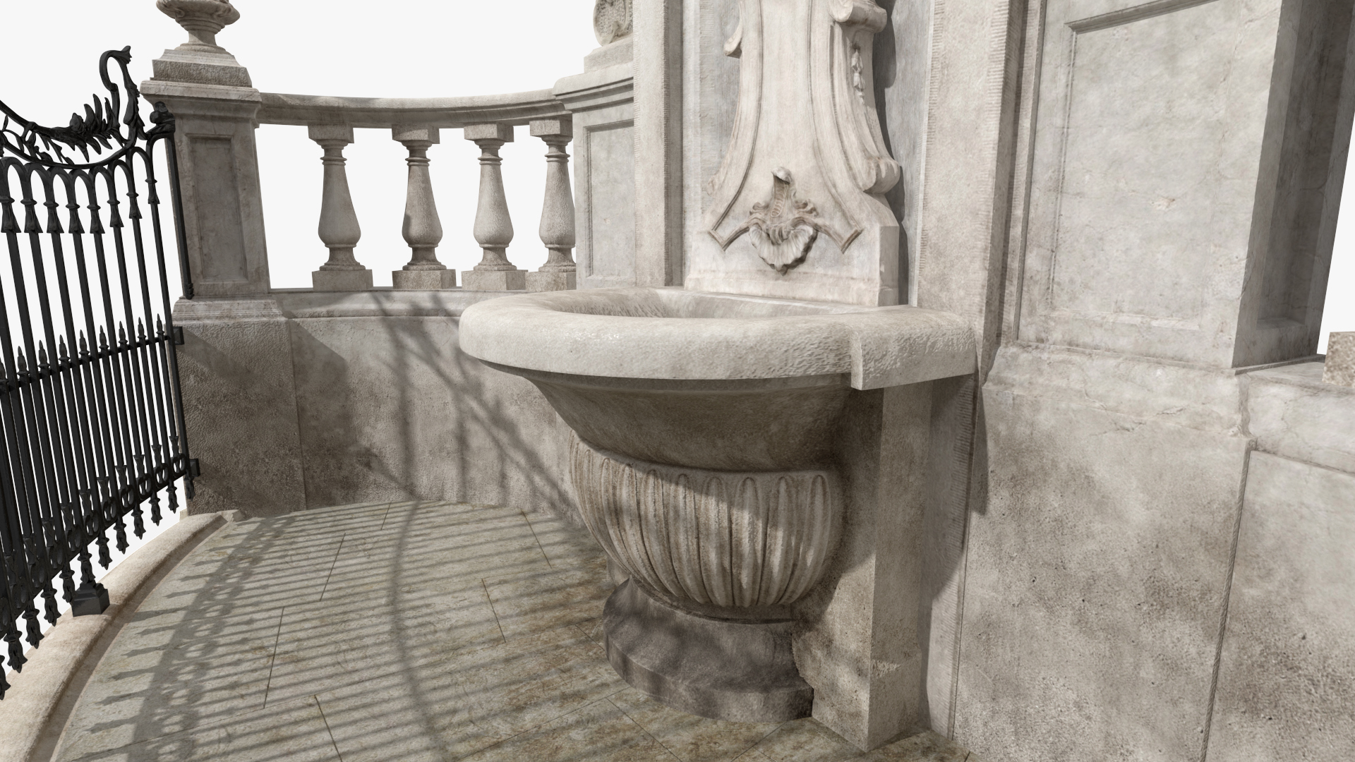 Pedestal of Manneken Pis 3D model