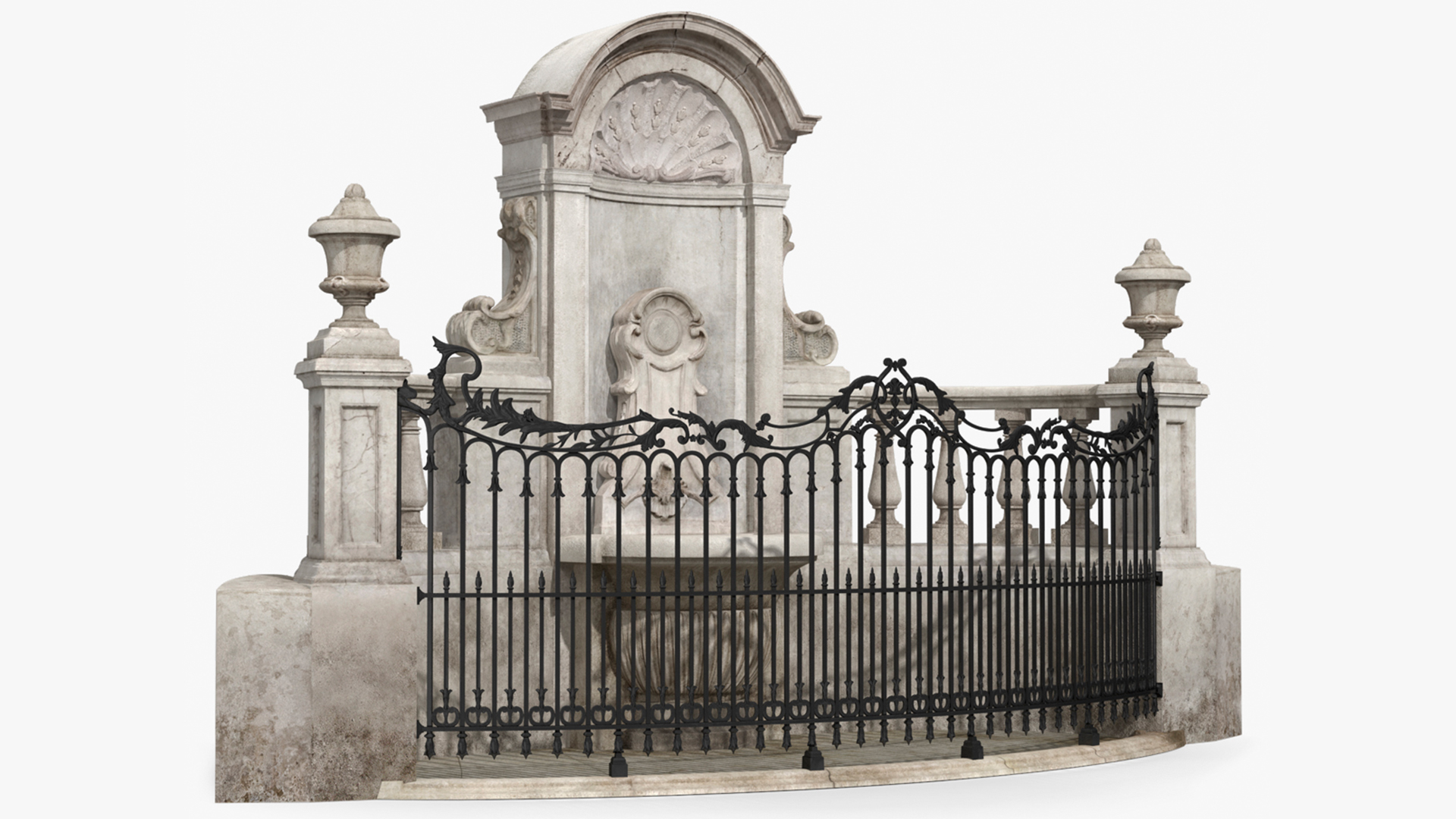 Pedestal of Manneken Pis 3D model