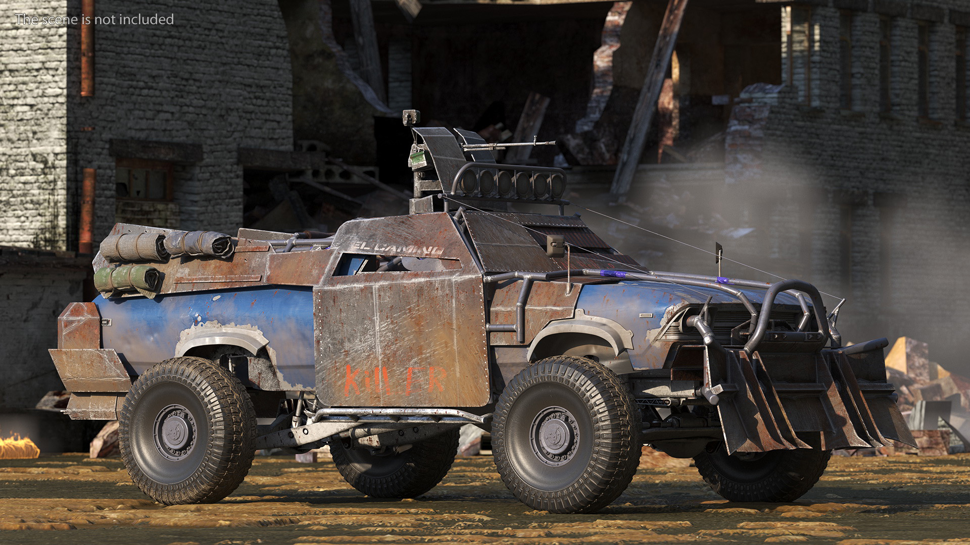 Post Apocalyptic Vehicle 3D model
