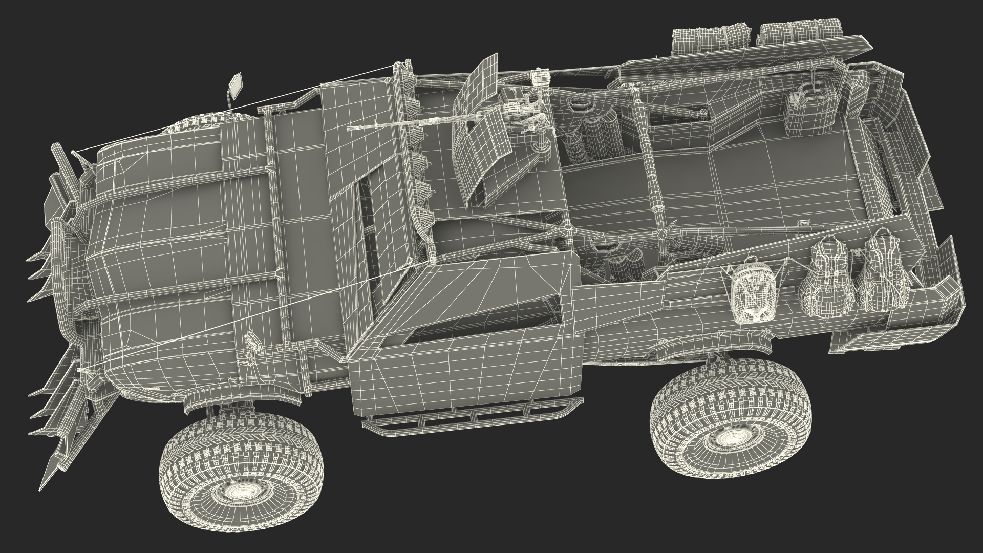 Post Apocalyptic Vehicle 3D model