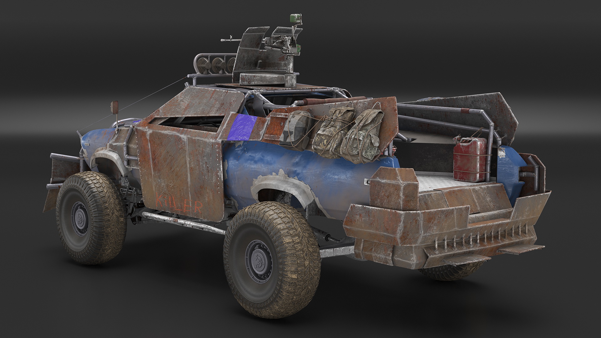 Post Apocalyptic Vehicle 3D model