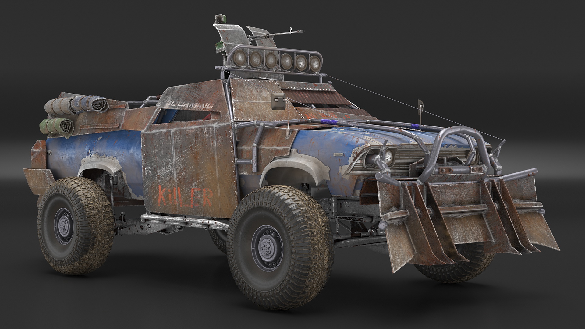 Post Apocalyptic Vehicle 3D model