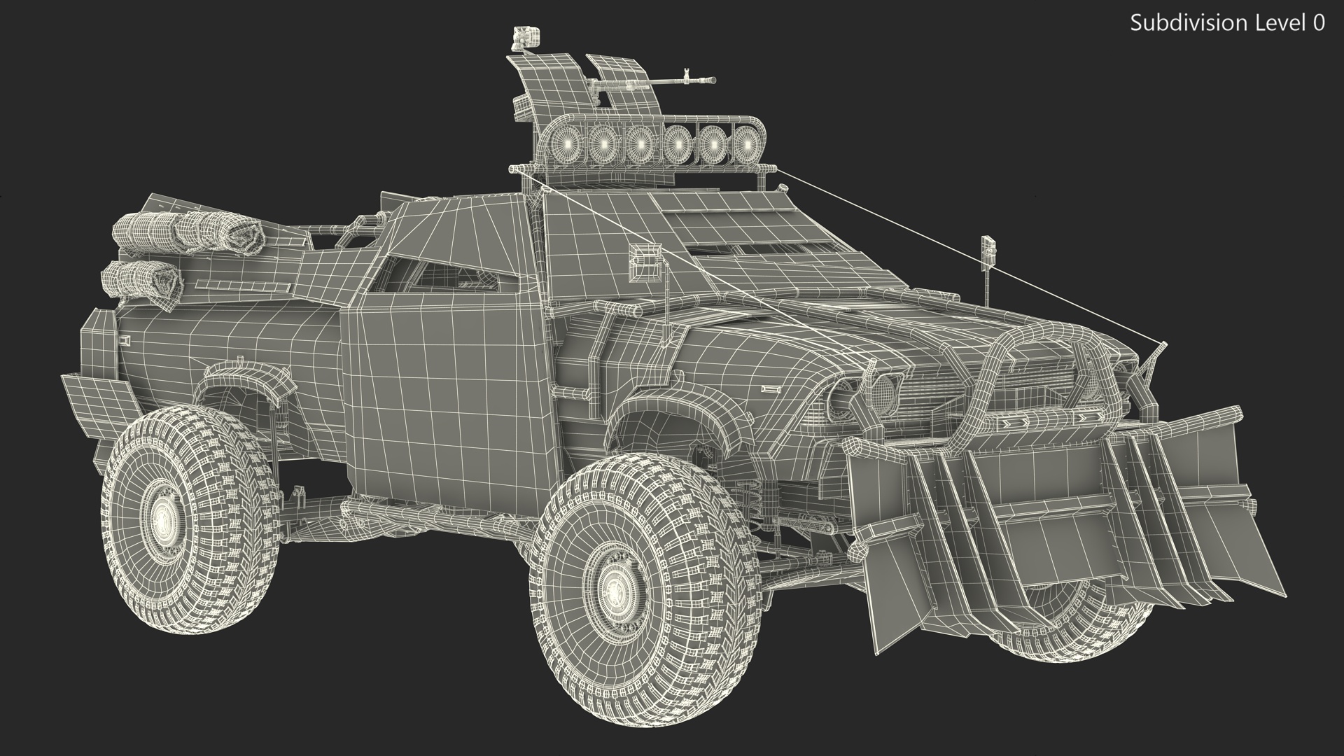 Post Apocalyptic Vehicle 3D model