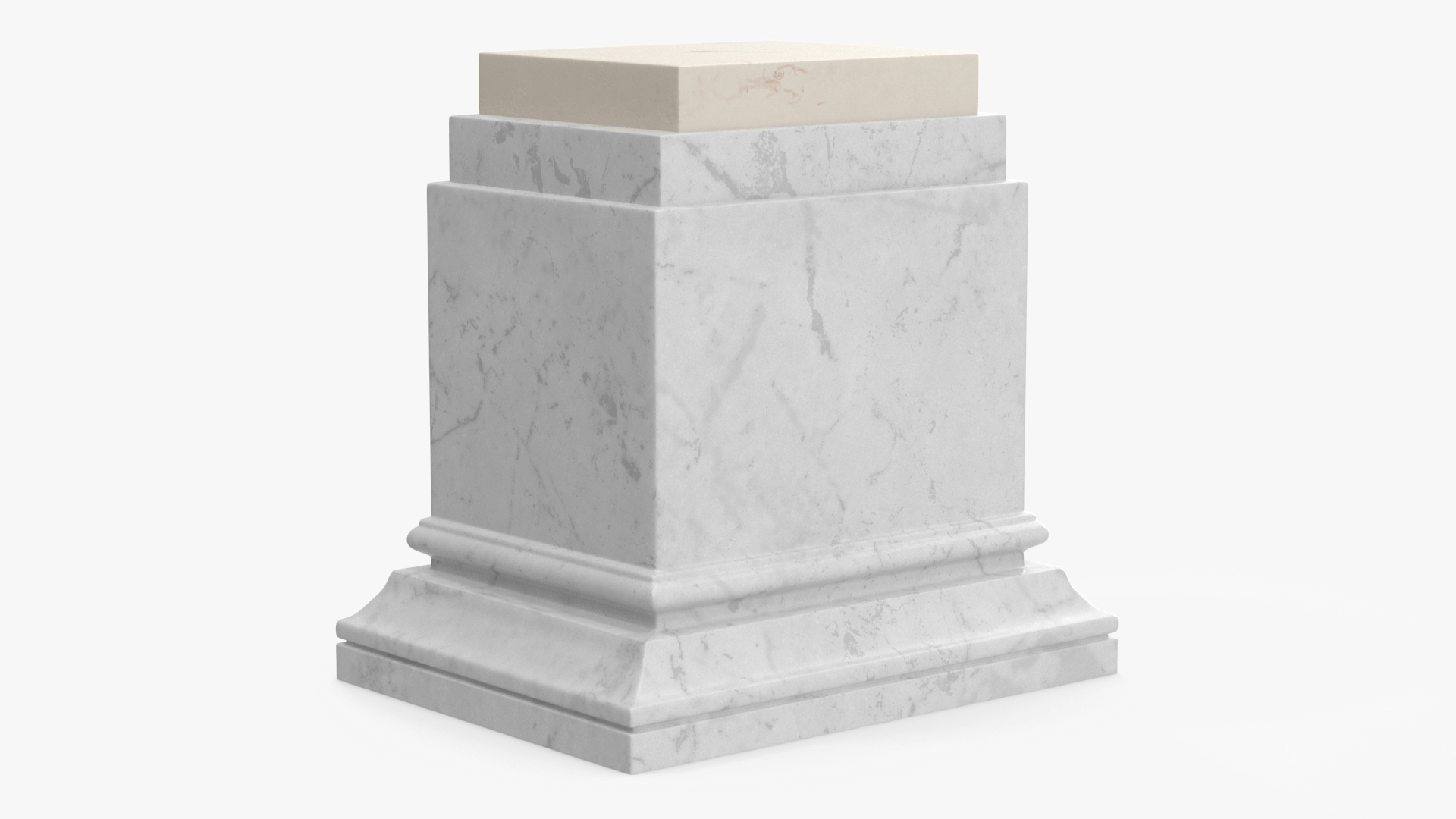 3D Marble Pedestal for 3D Print model