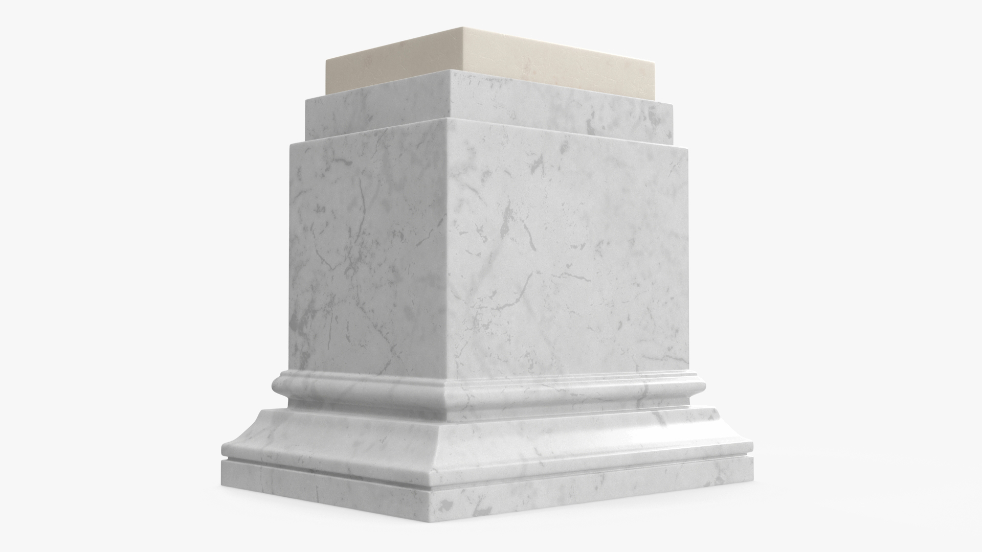 3D Marble Pedestal for 3D Print model