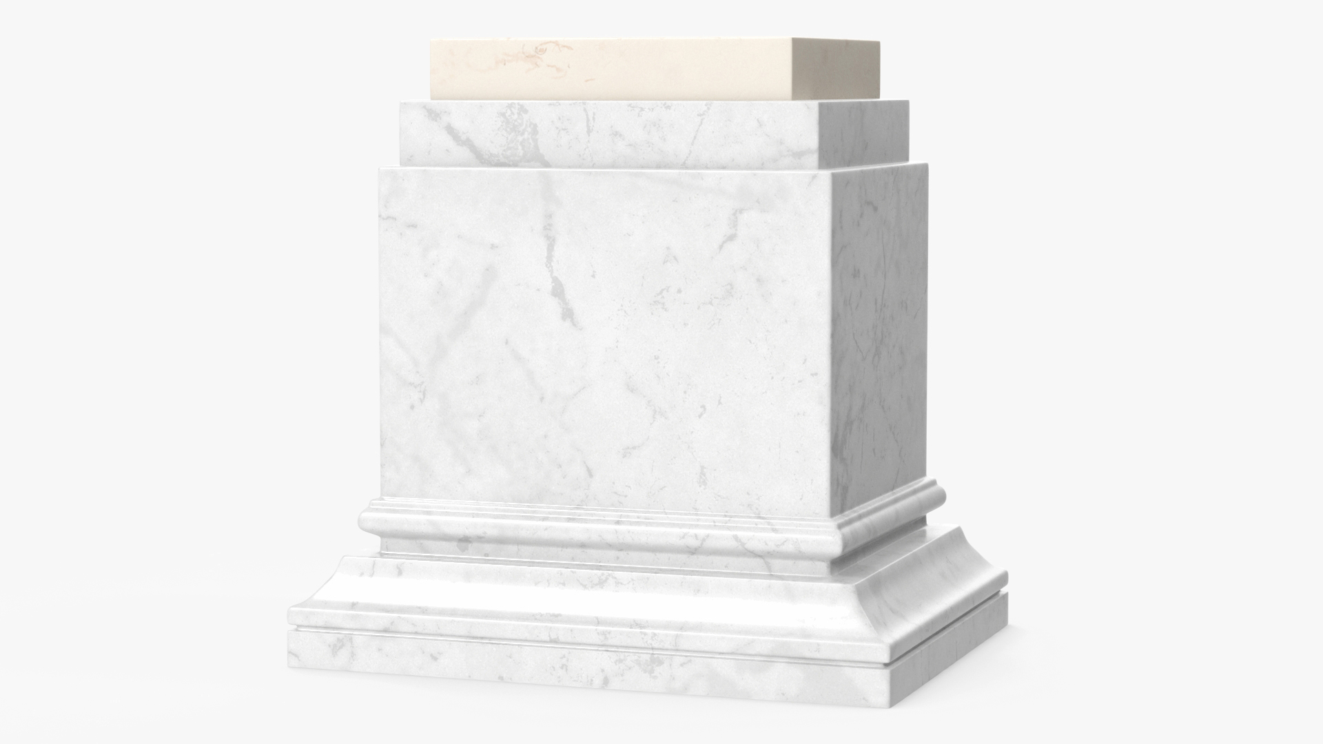 3D Marble Pedestal for 3D Print model
