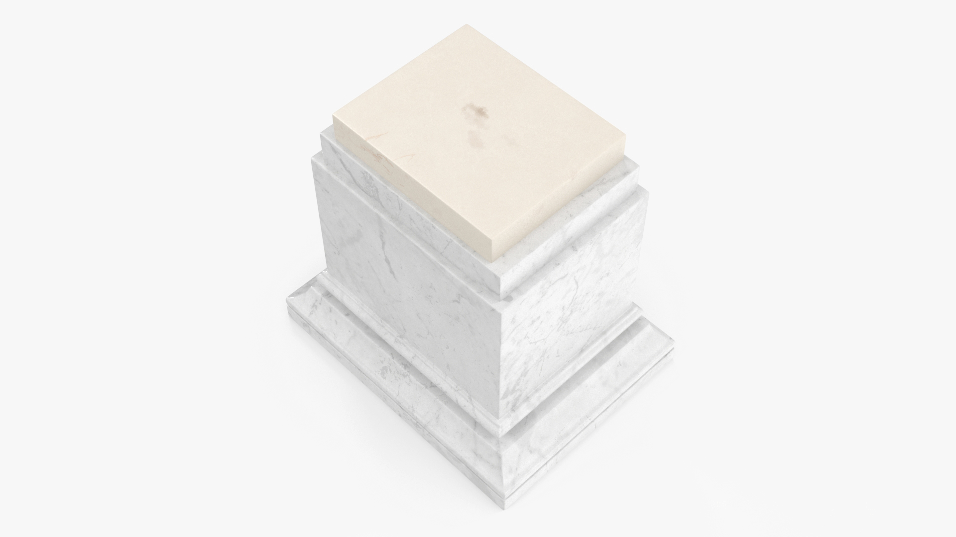 3D Marble Pedestal for 3D Print model
