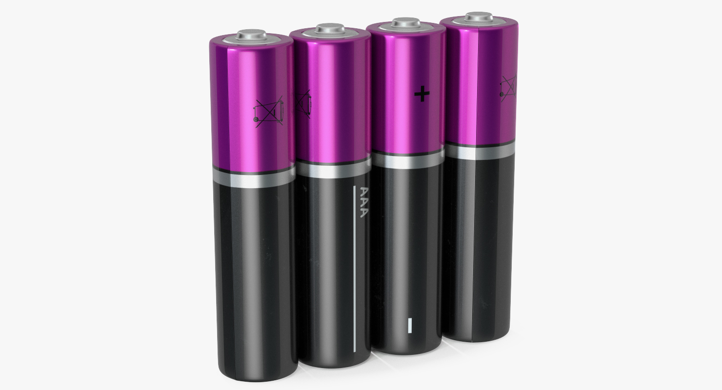 3D AAA Four Battery