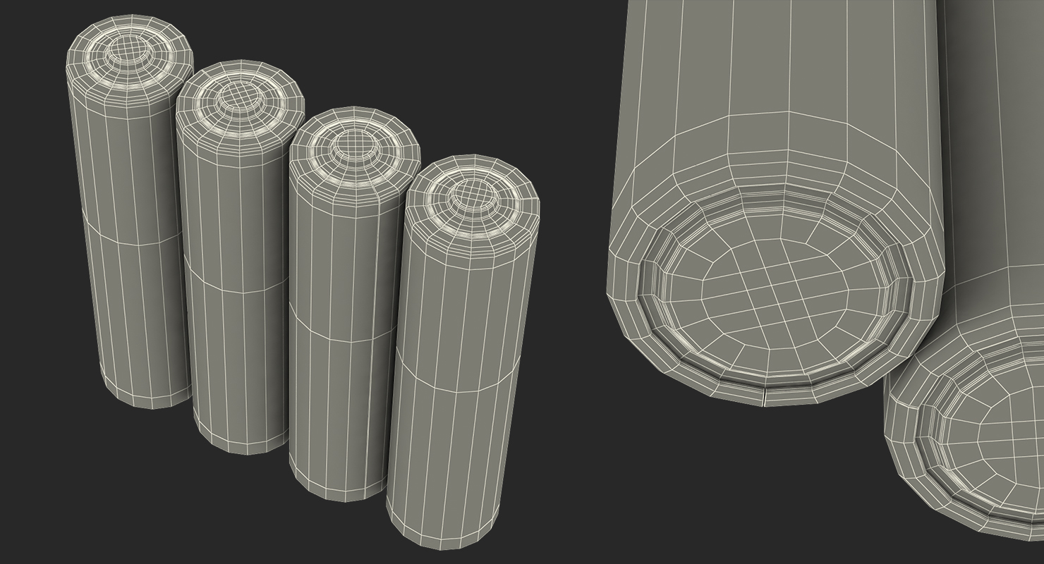 3D AAA Four Battery
