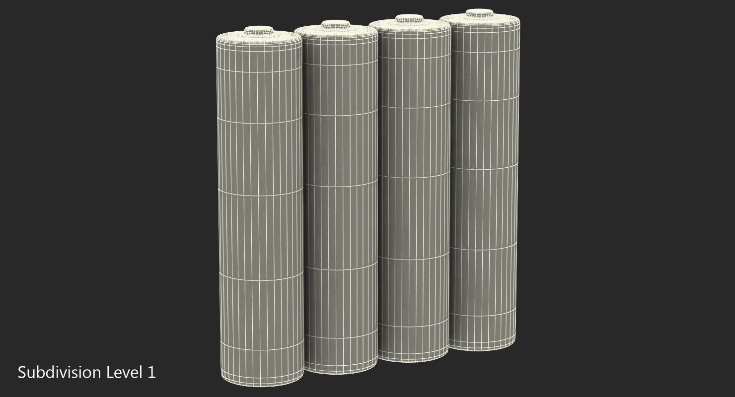 3D AAA Four Battery