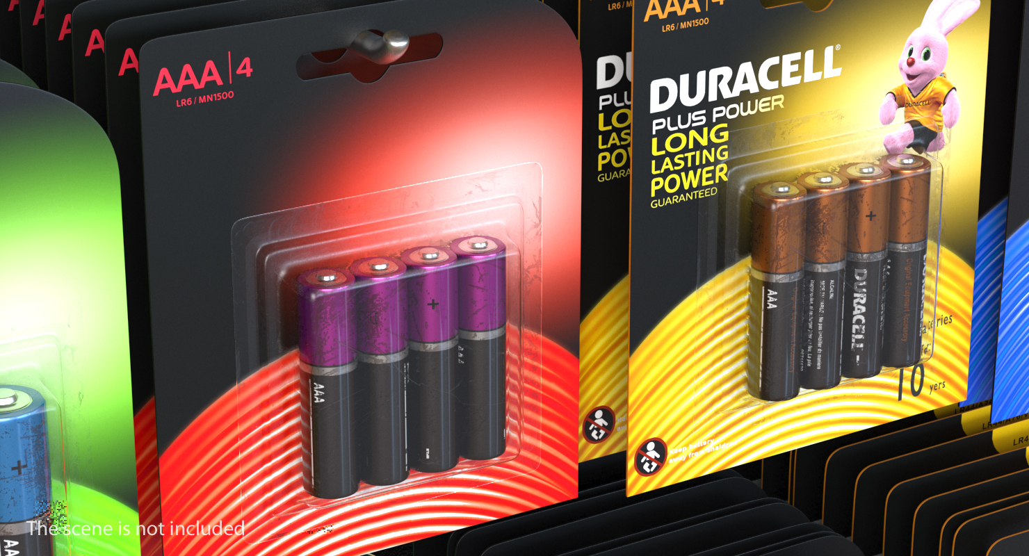 3D AAA Four Battery