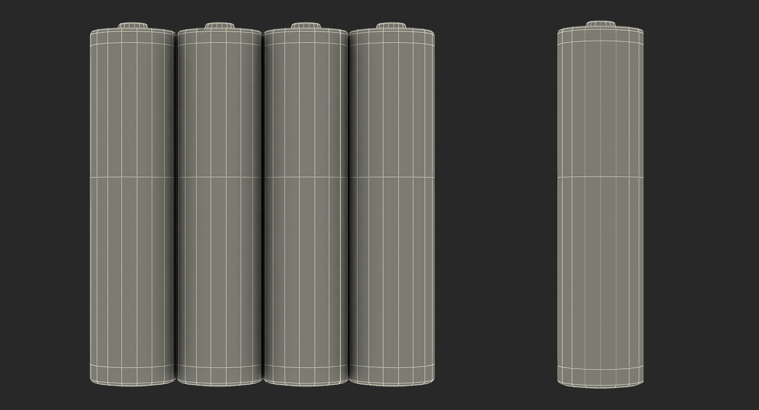 3D AAA Four Battery