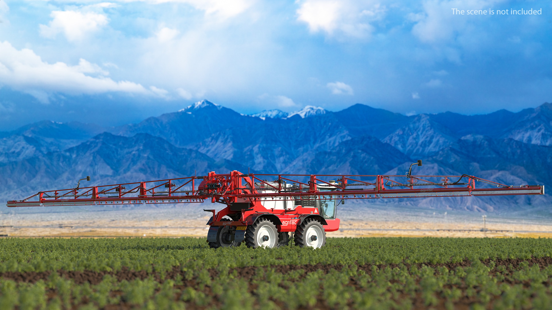 Agrifac Condor V Self Propelled Crop Sprayer Clean Rigged 3D