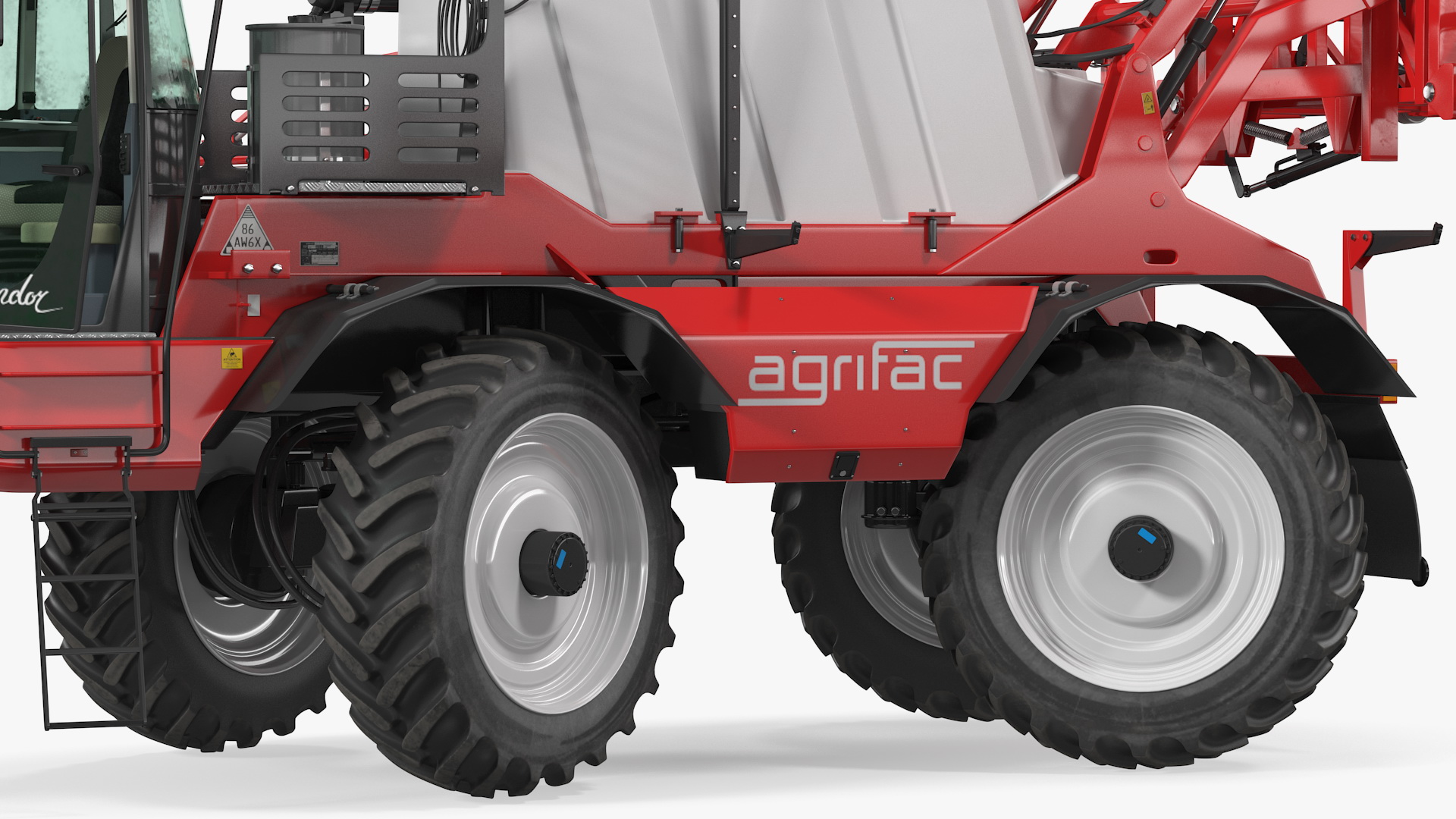 Agrifac Condor V Self Propelled Crop Sprayer Clean Rigged 3D