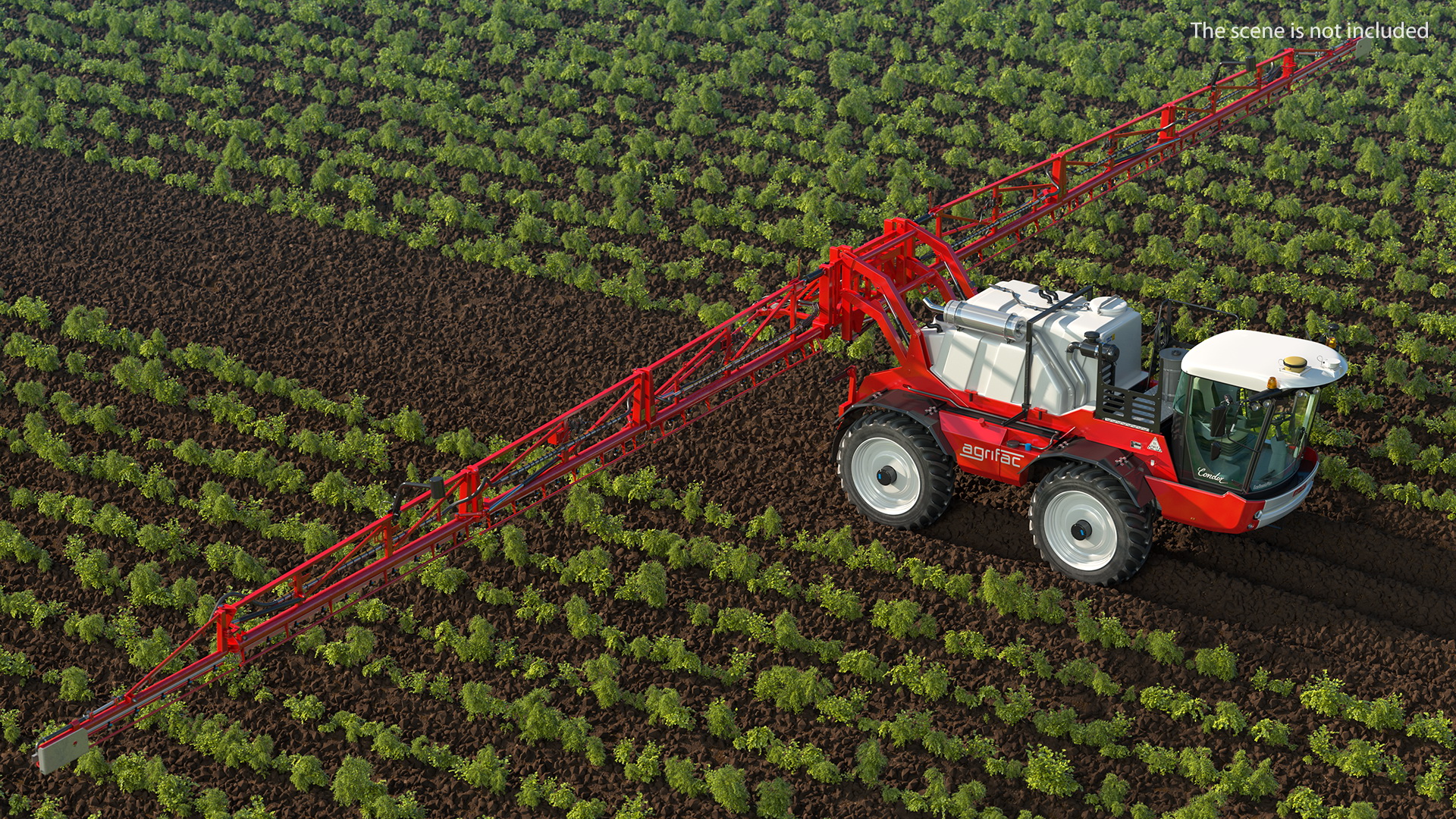 Agrifac Condor V Self Propelled Crop Sprayer Clean Rigged 3D