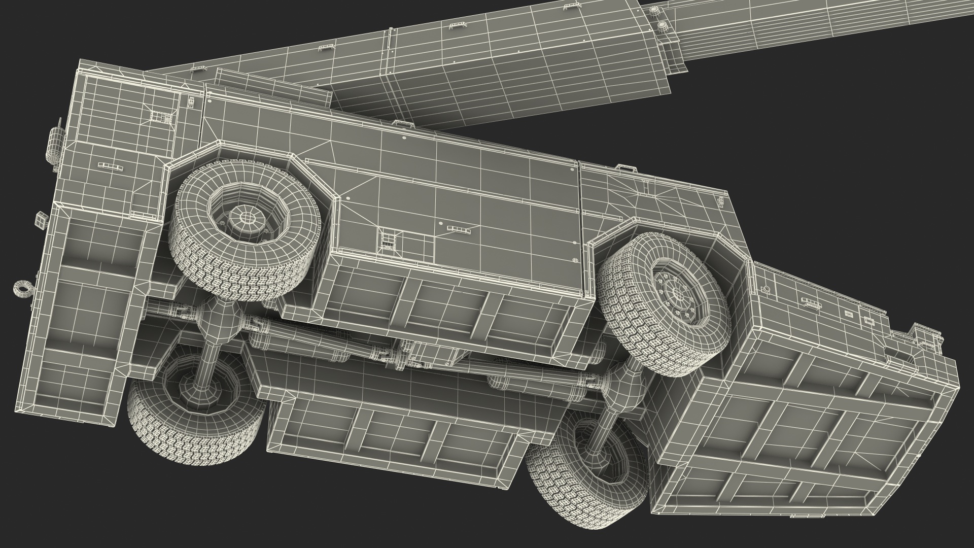 3D model Deicing Vehicle Generic Rigged