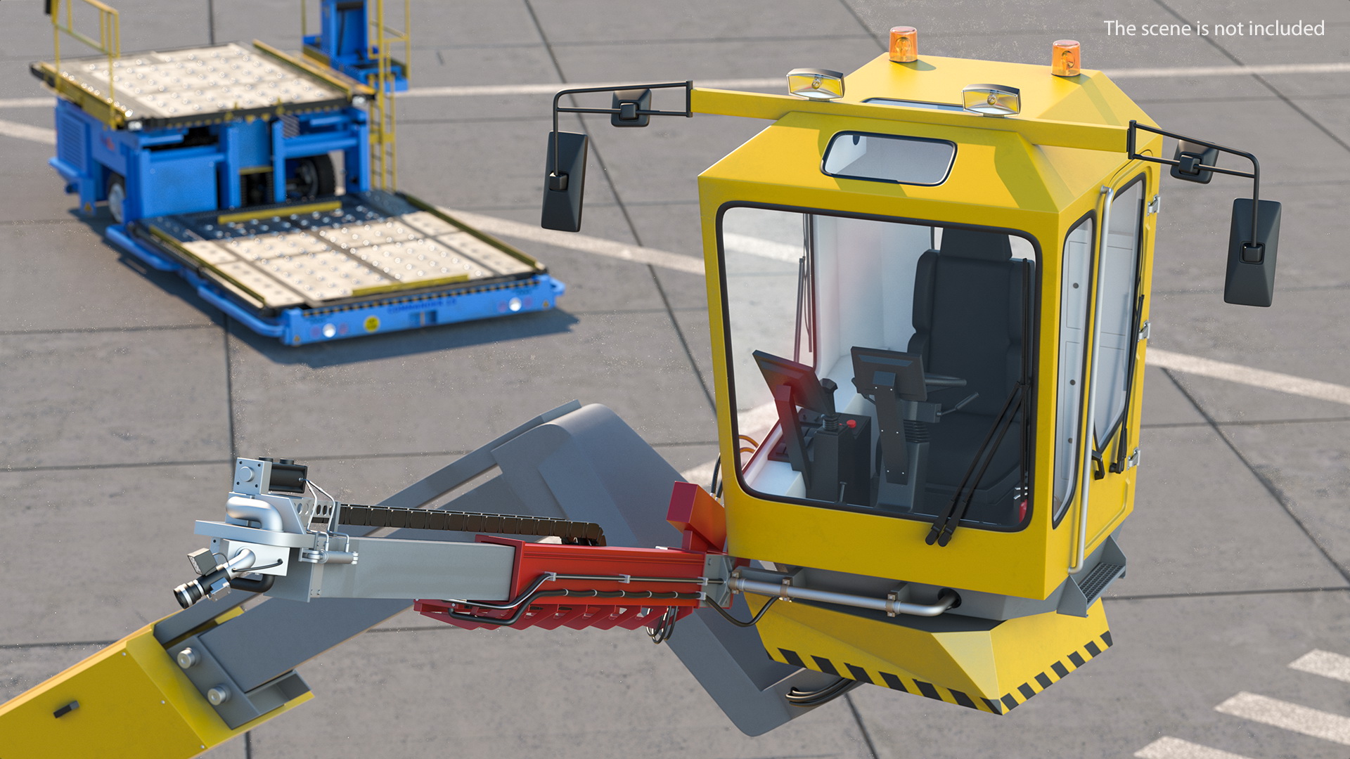 3D model Deicing Vehicle Generic Rigged