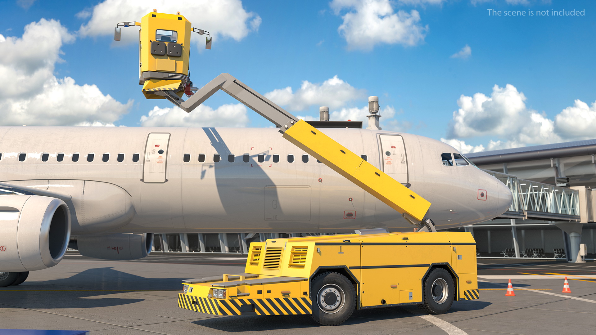 3D model Deicing Vehicle Generic Rigged