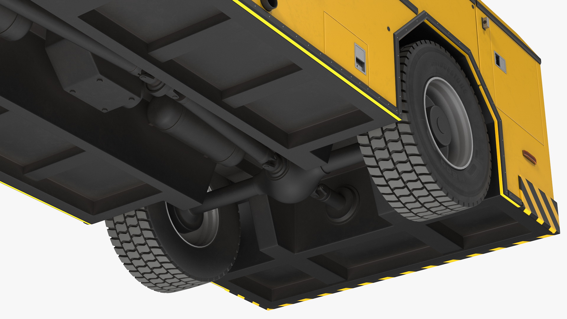 3D model Deicing Vehicle Generic Rigged