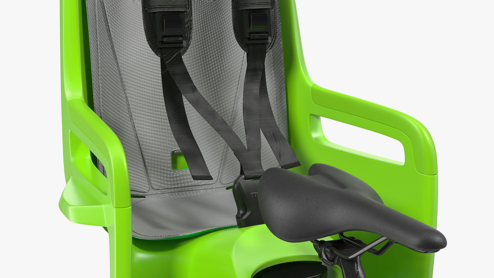 Bike with Child Safety Seat 3D