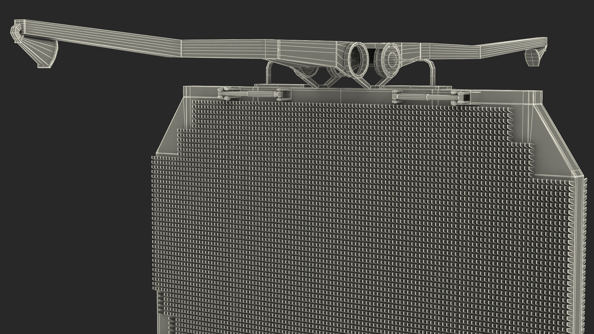 3D Long Range Surveillance Radar 64N6 Rigged