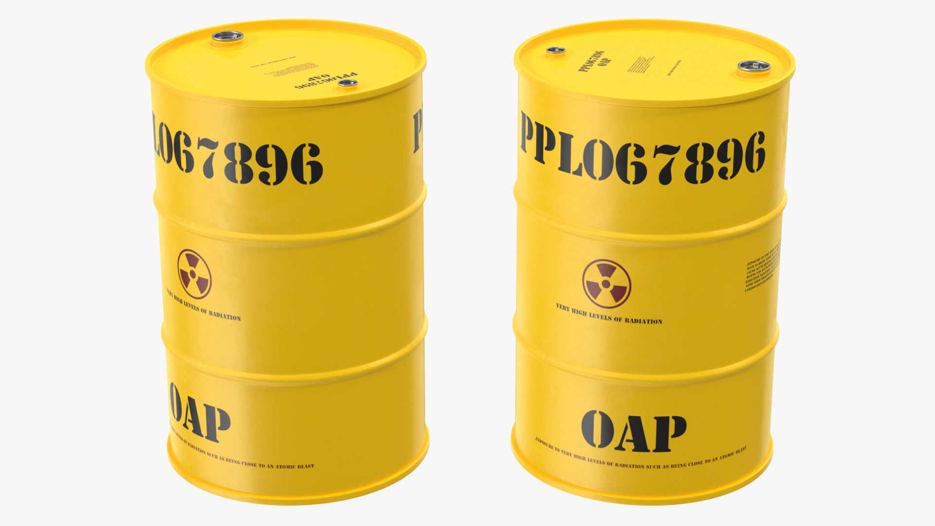 Radioactive Waste Barrel 3D model