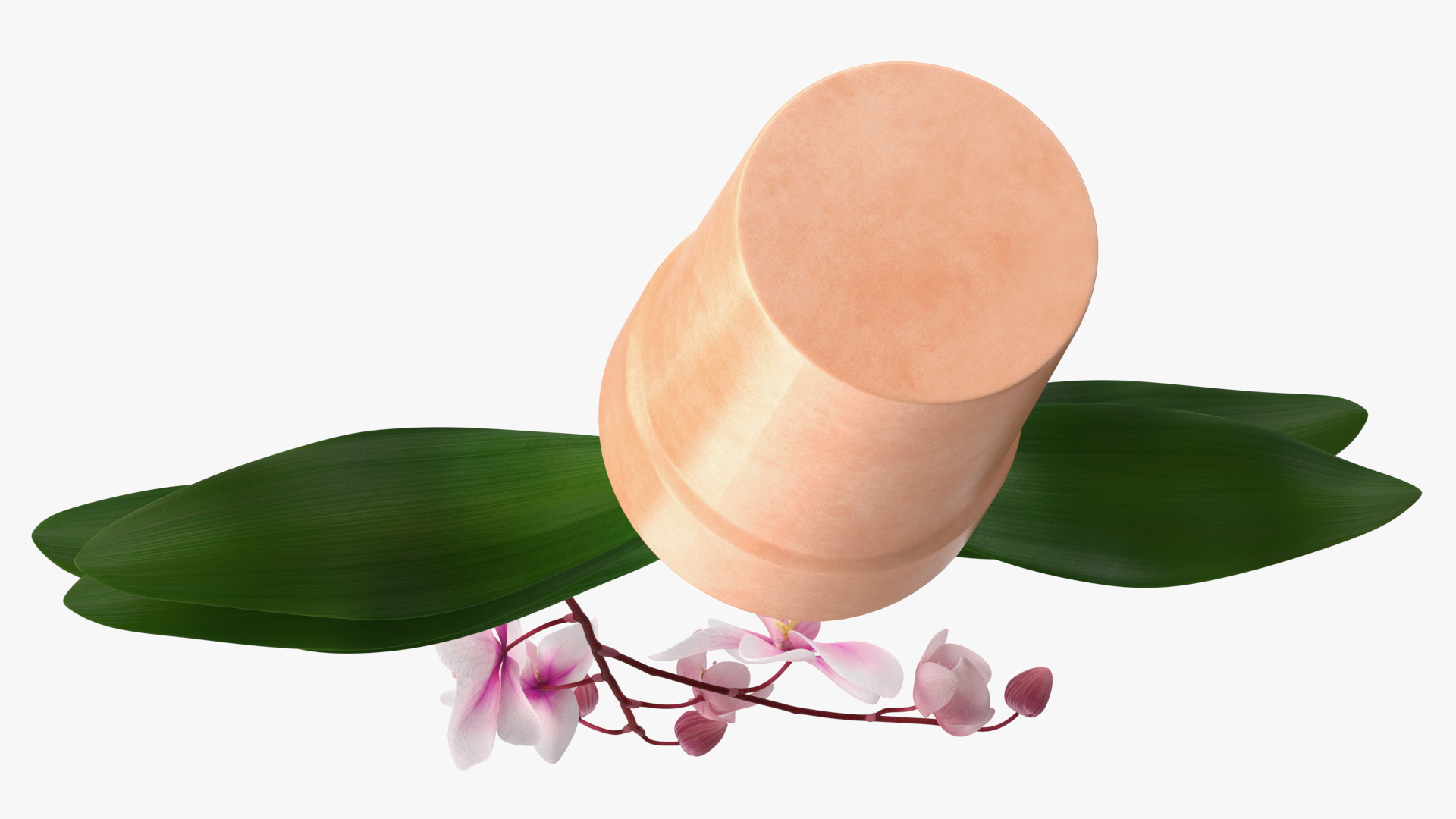3D model Orchid with Clay Pot