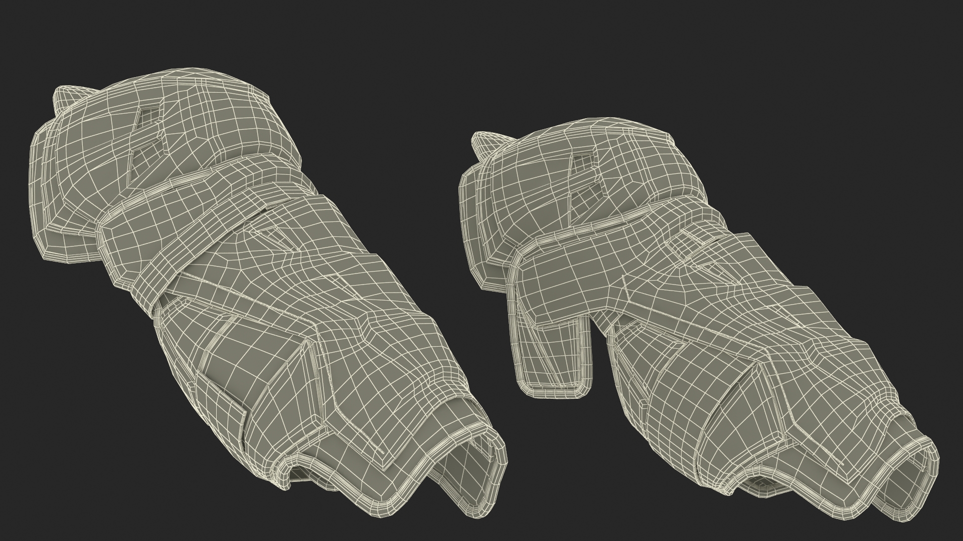 3D model Senior Hockey Shin Guards