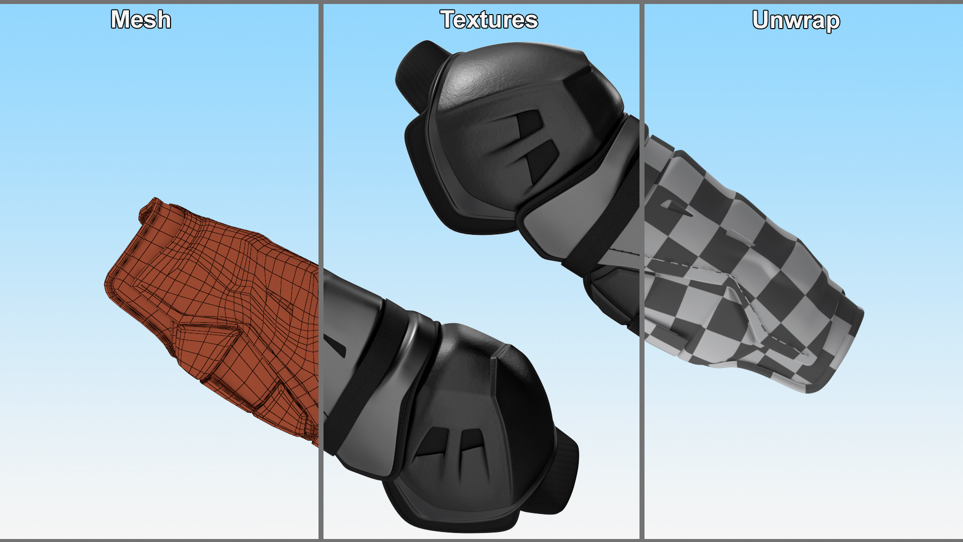 3D model Senior Hockey Shin Guards