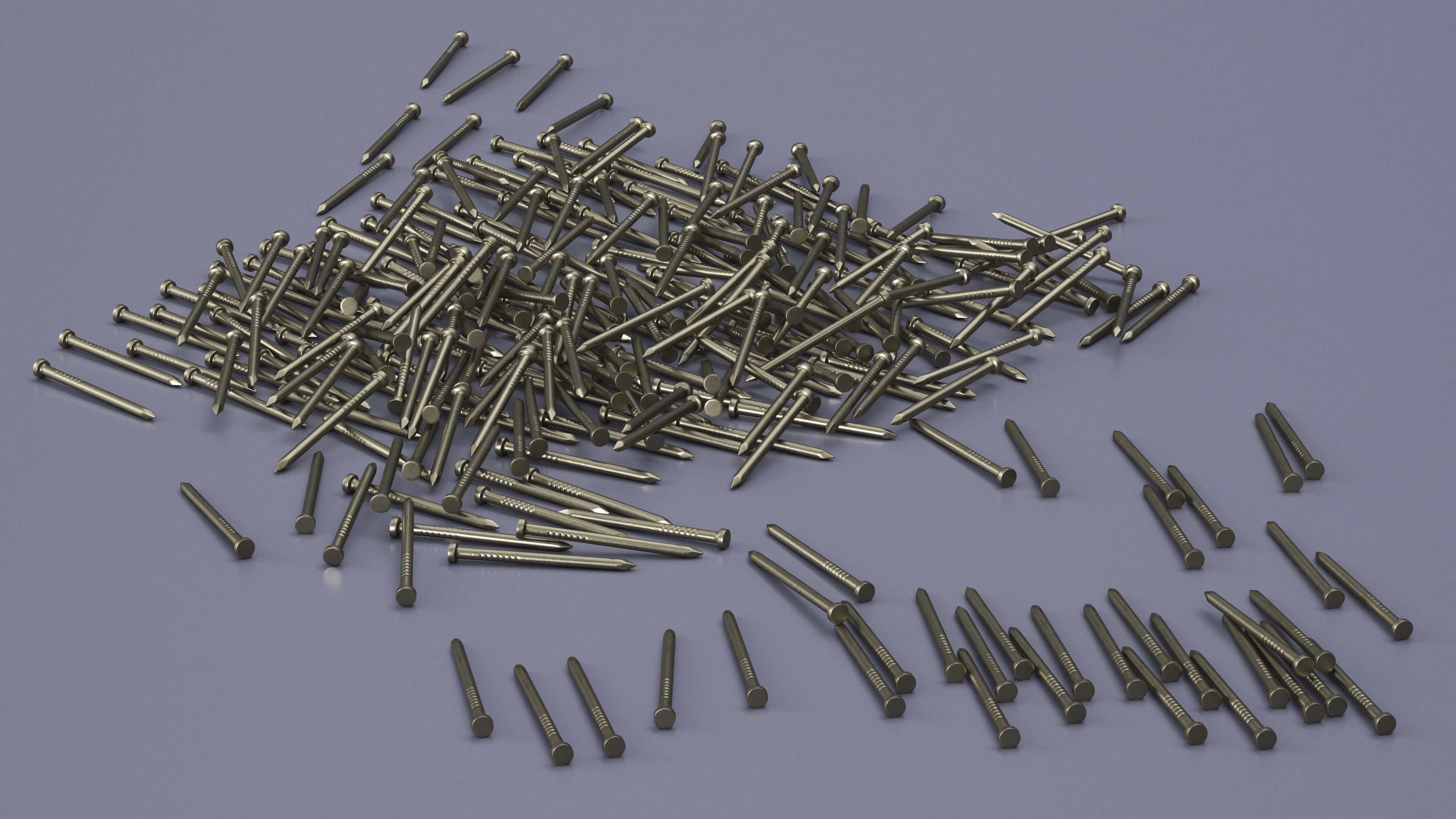 3D model Brad Nails