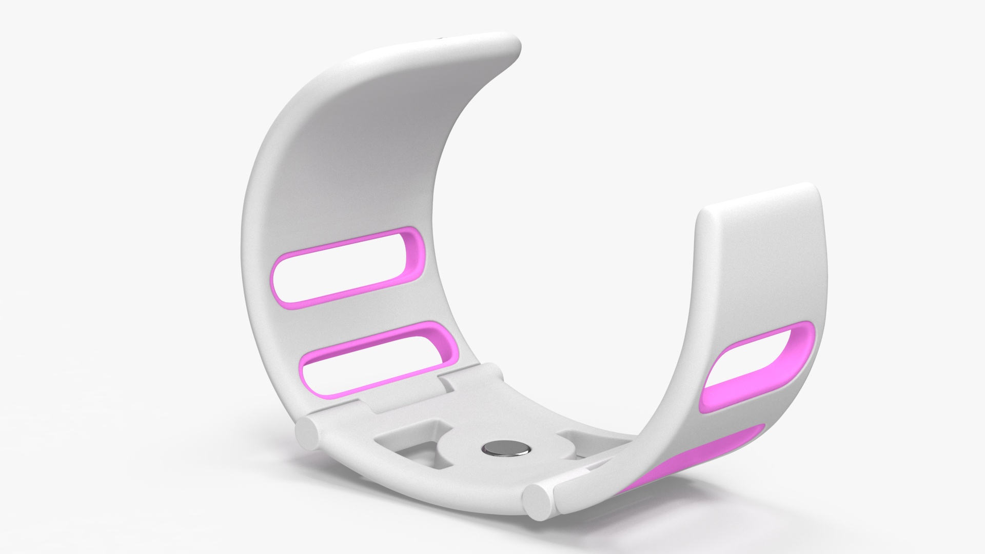 3D Smart Health Monitoring Bracelet Vital Pink model