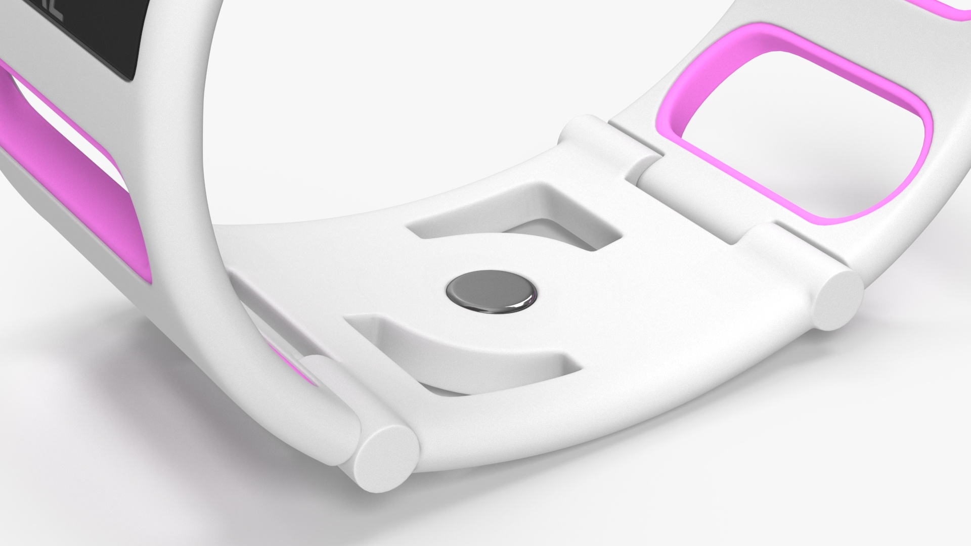 3D Smart Health Monitoring Bracelet Vital Pink model
