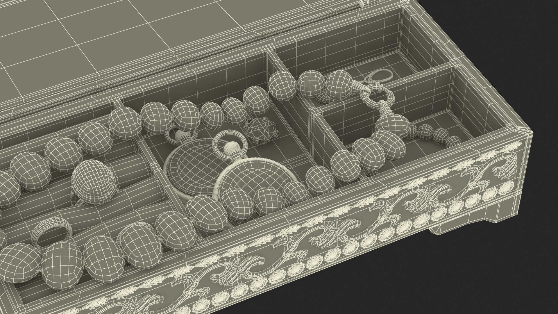 3D Jewelry Box Organizer