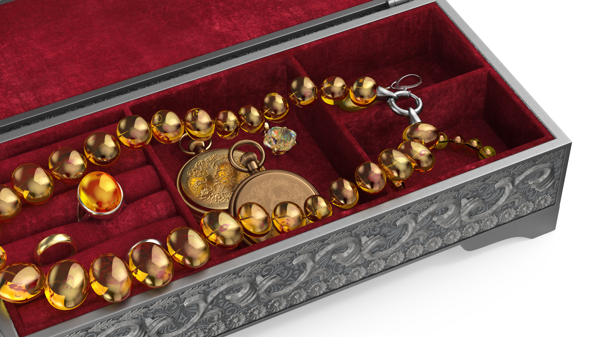 3D Jewelry Box Organizer