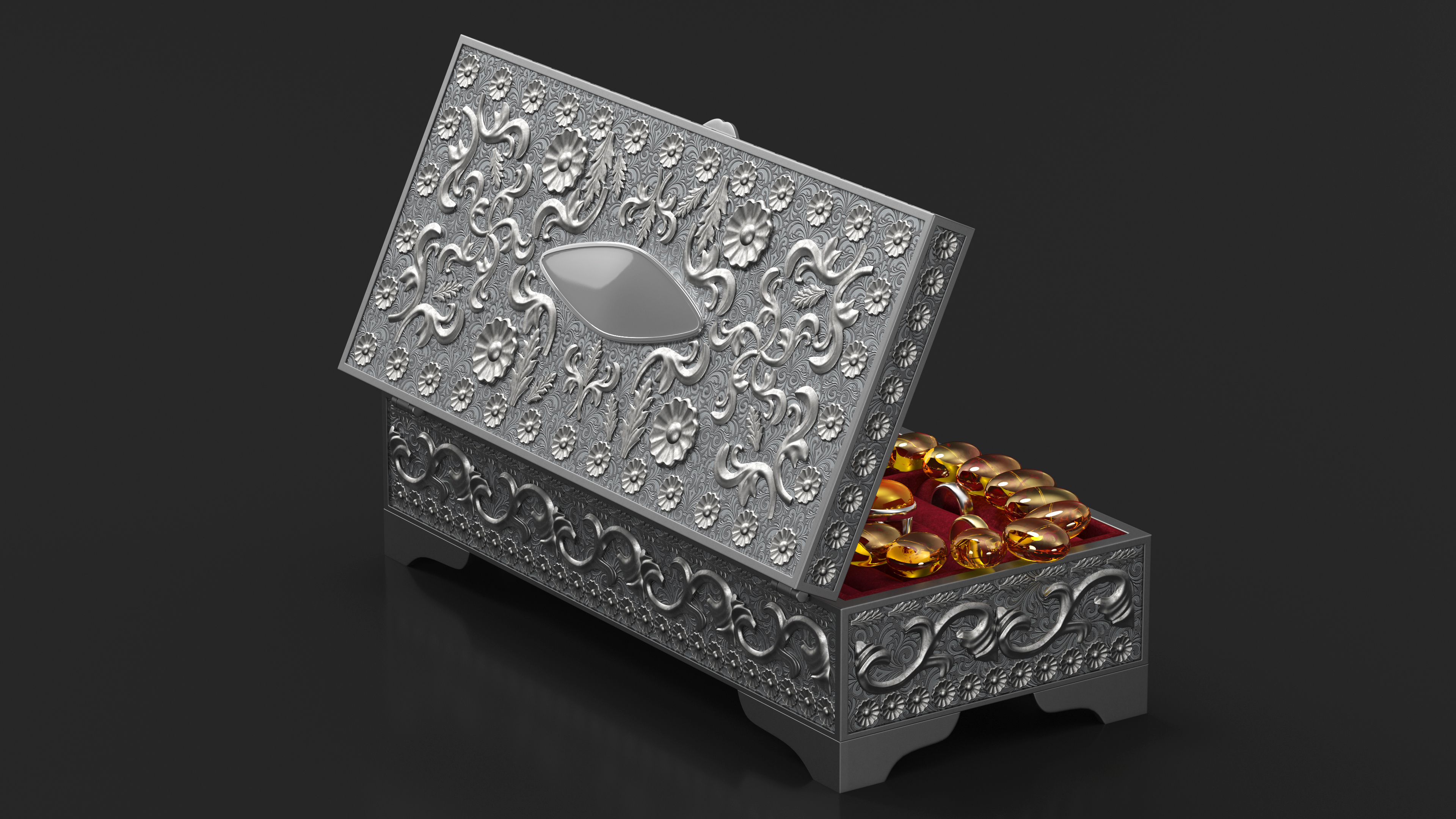 3D Jewelry Box Organizer