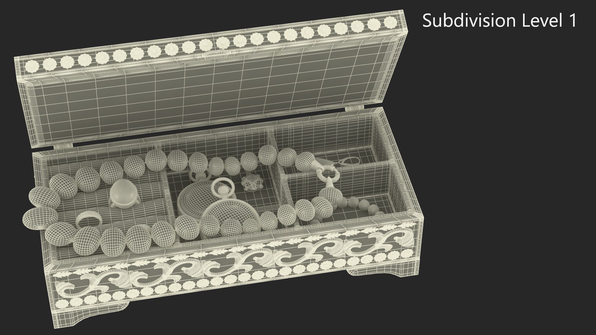 3D Jewelry Box Organizer