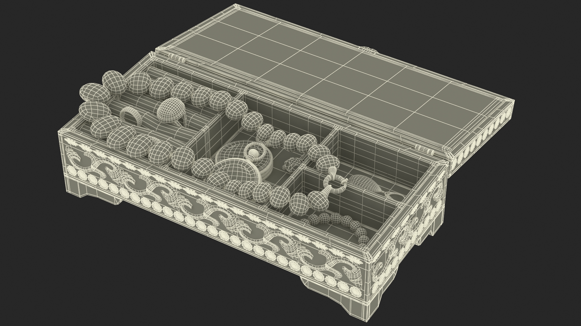 3D Jewelry Box Organizer