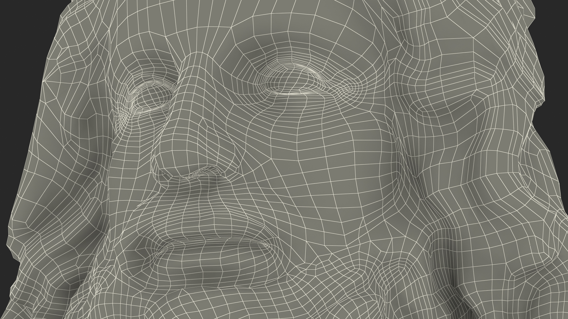 Zeus Head Sculpture 3D model