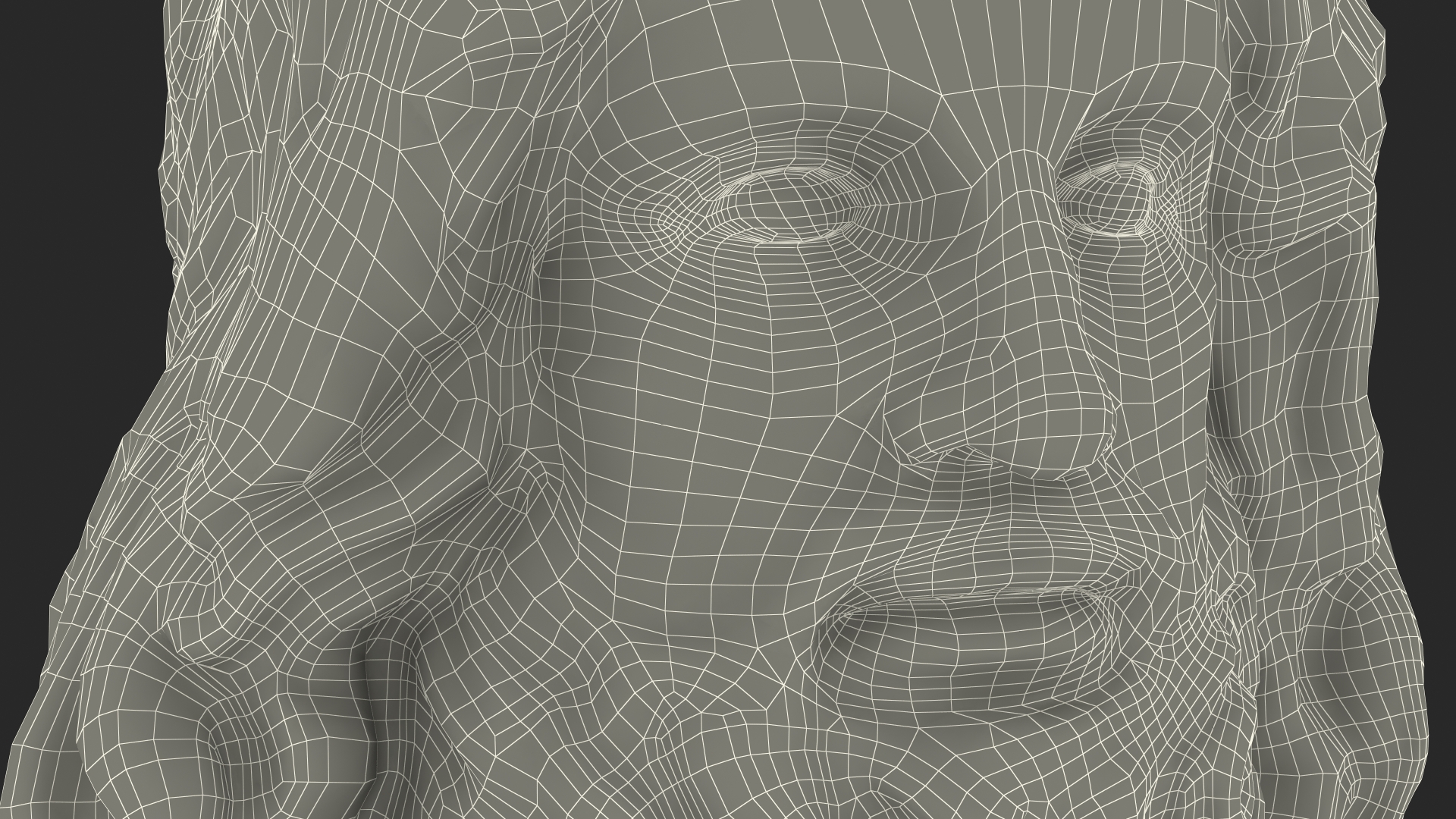 Zeus Head Sculpture 3D model