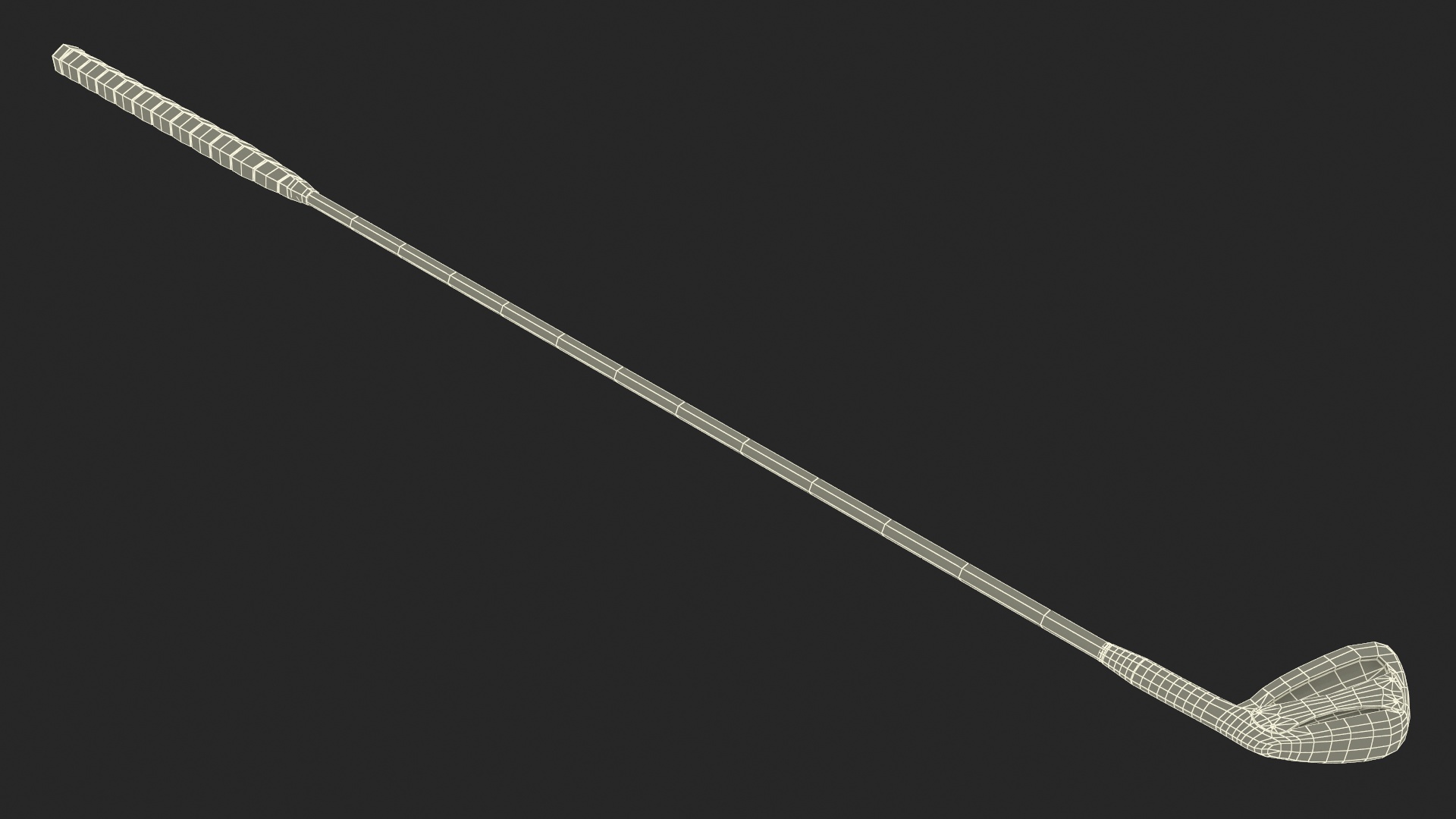 3D Golf Club 2 Iron