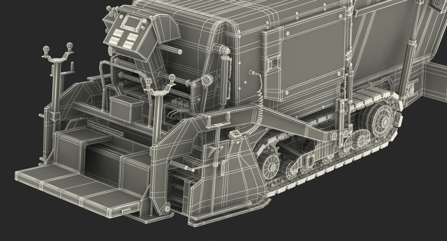 3D Paving Machine Folded