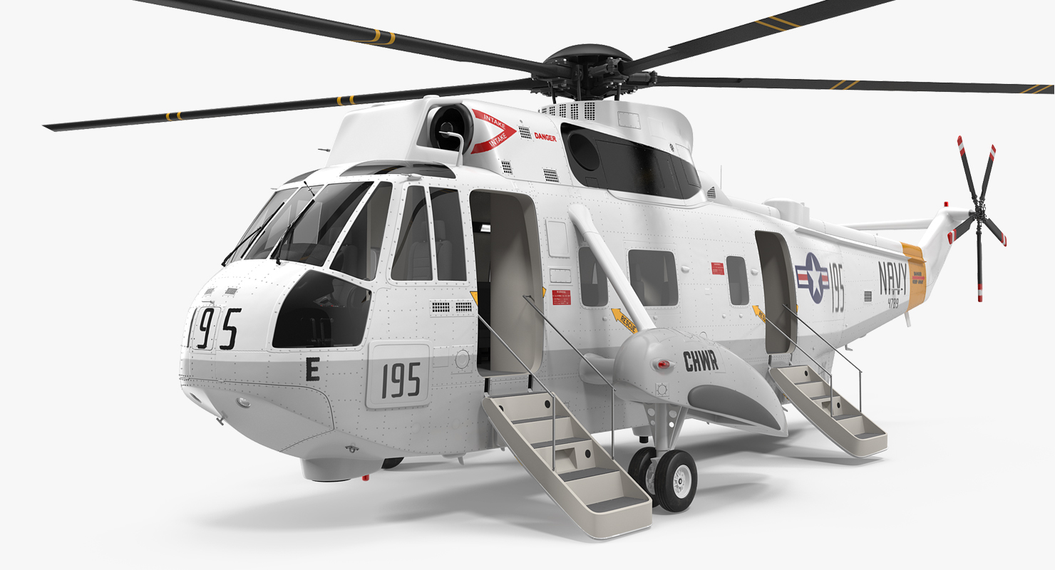 Sikorsky SH 3H Sea King USA Navy 3D
