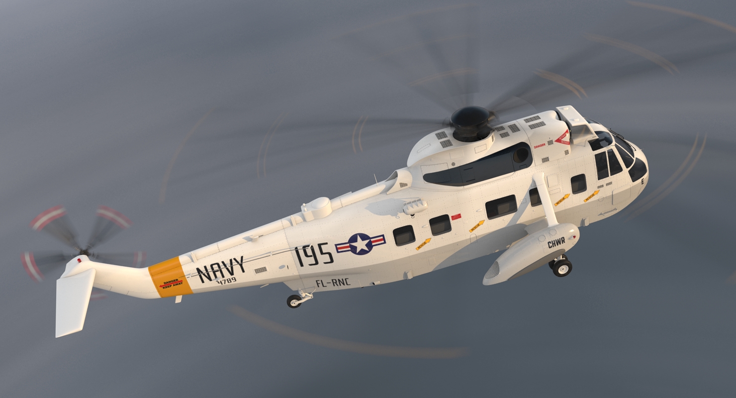 Sikorsky SH 3H Sea King USA Navy 3D