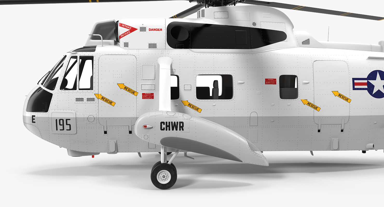 Sikorsky SH 3H Sea King USA Navy 3D