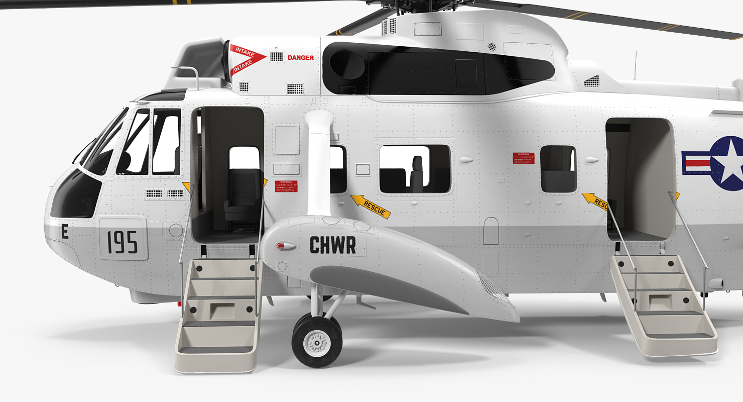 Sikorsky SH 3H Sea King USA Navy 3D