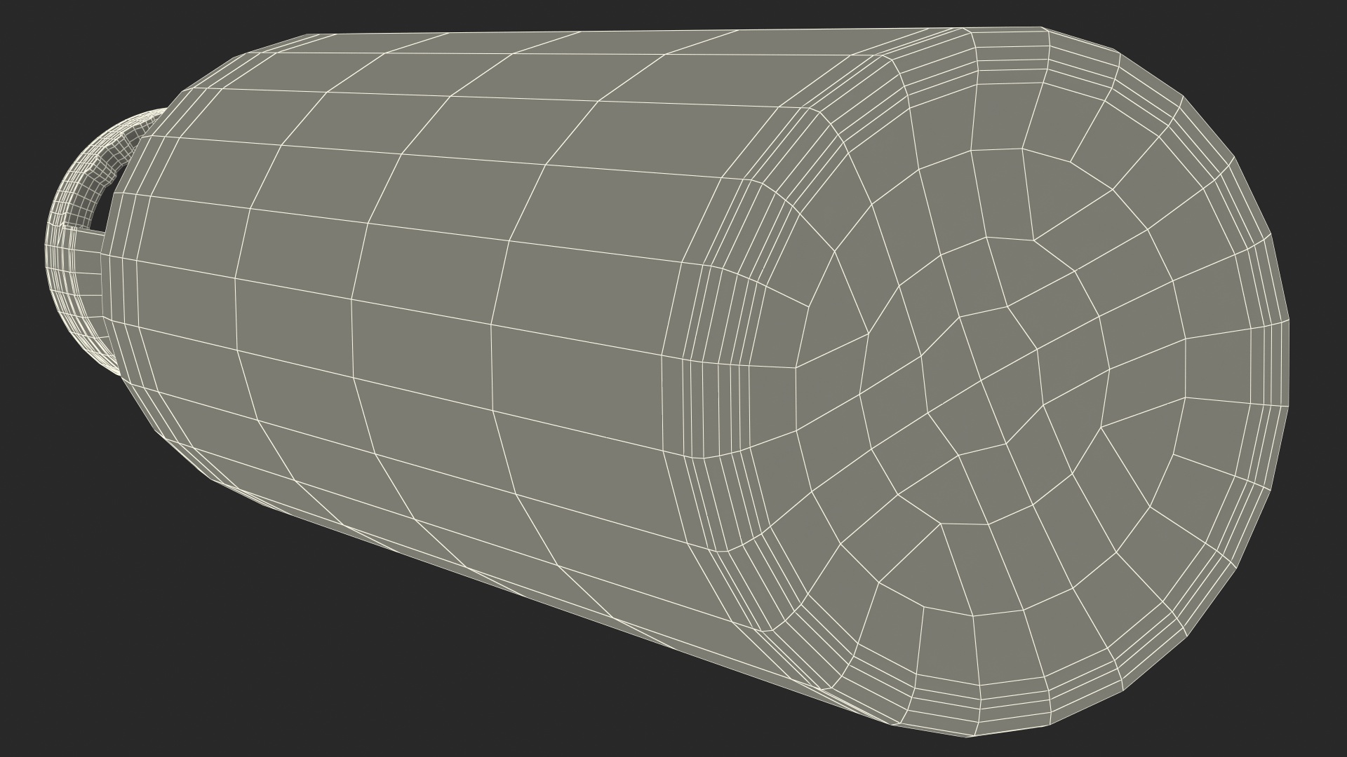 High Pressure Co2 Tank 3D
