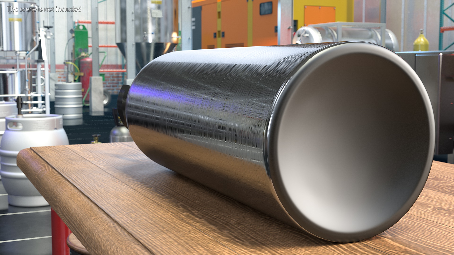 High Pressure Co2 Tank 3D