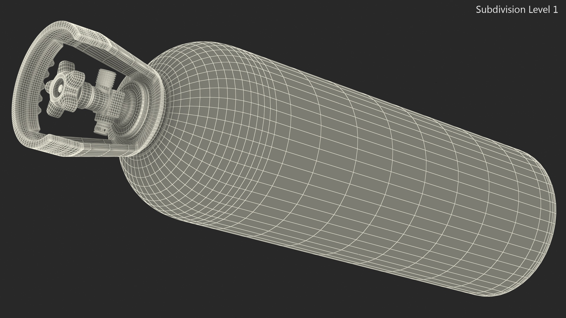 High Pressure Co2 Tank 3D