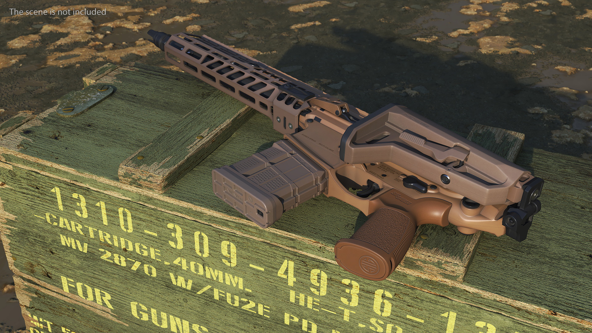 SIG Sauer XM7 Assault Rifle 3D