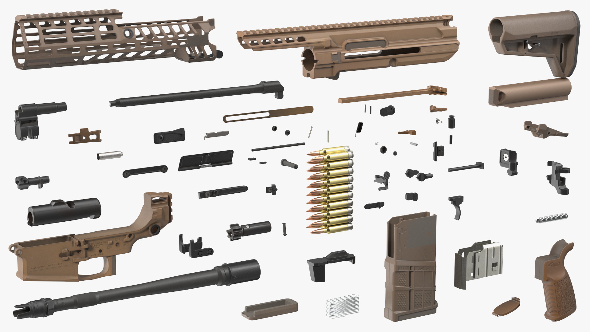 SIG Sauer XM7 Assault Rifle 3D